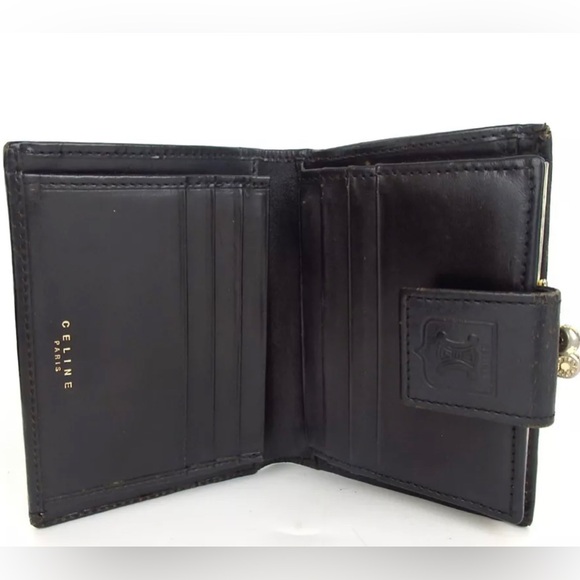 CELINE Macadam Kisslock Leather Bifold Wallet 😍🔥 - Picture 3 of 11